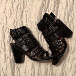 Dolce Vita Black Buckled Heel